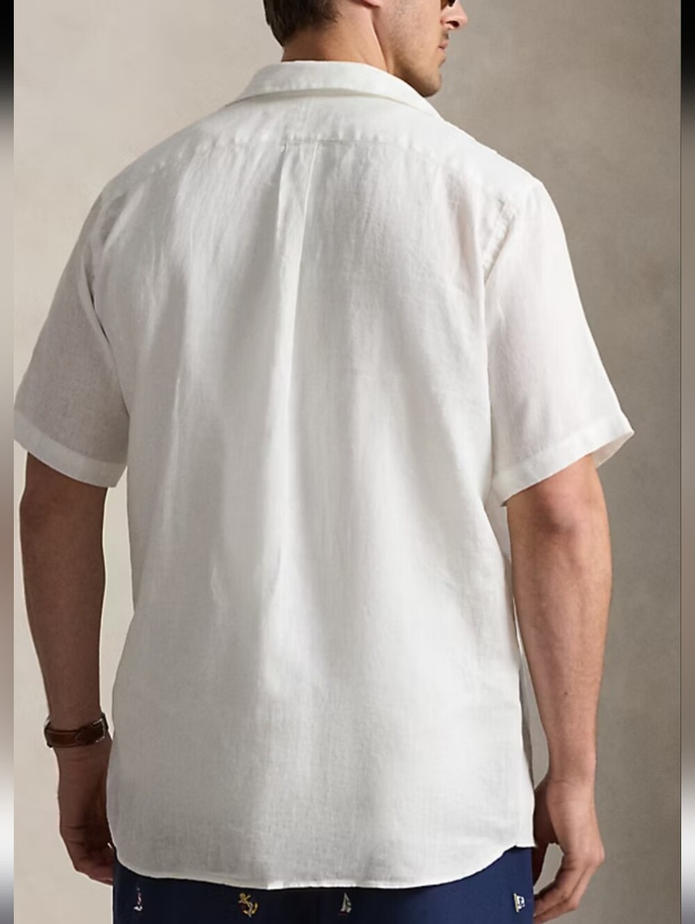 Polo by Ralph Lauren White Short-Sleeve Button-Down Linen Shirt Medium NWT - Picture 8 of 8